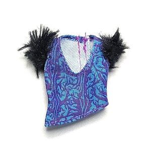 Monster High Doll Jane Boolittle Top Shirt Blue Purple